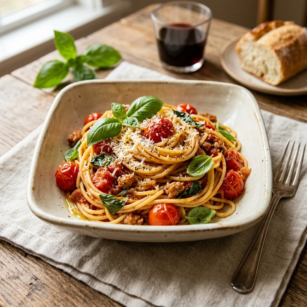 Cheap Dinner Under $10 One Pot Pasta