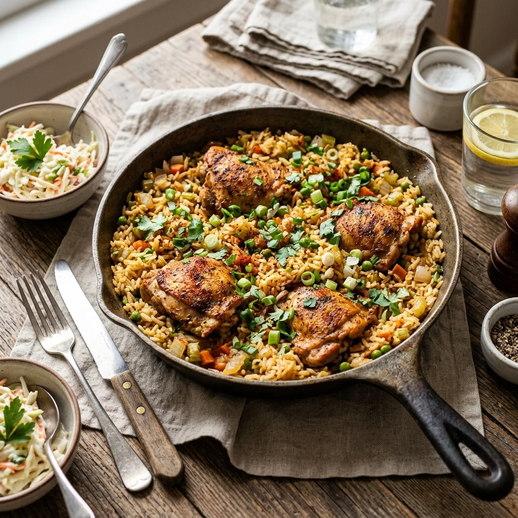 Cheap Dinner Under $10 With Chicken and Rice