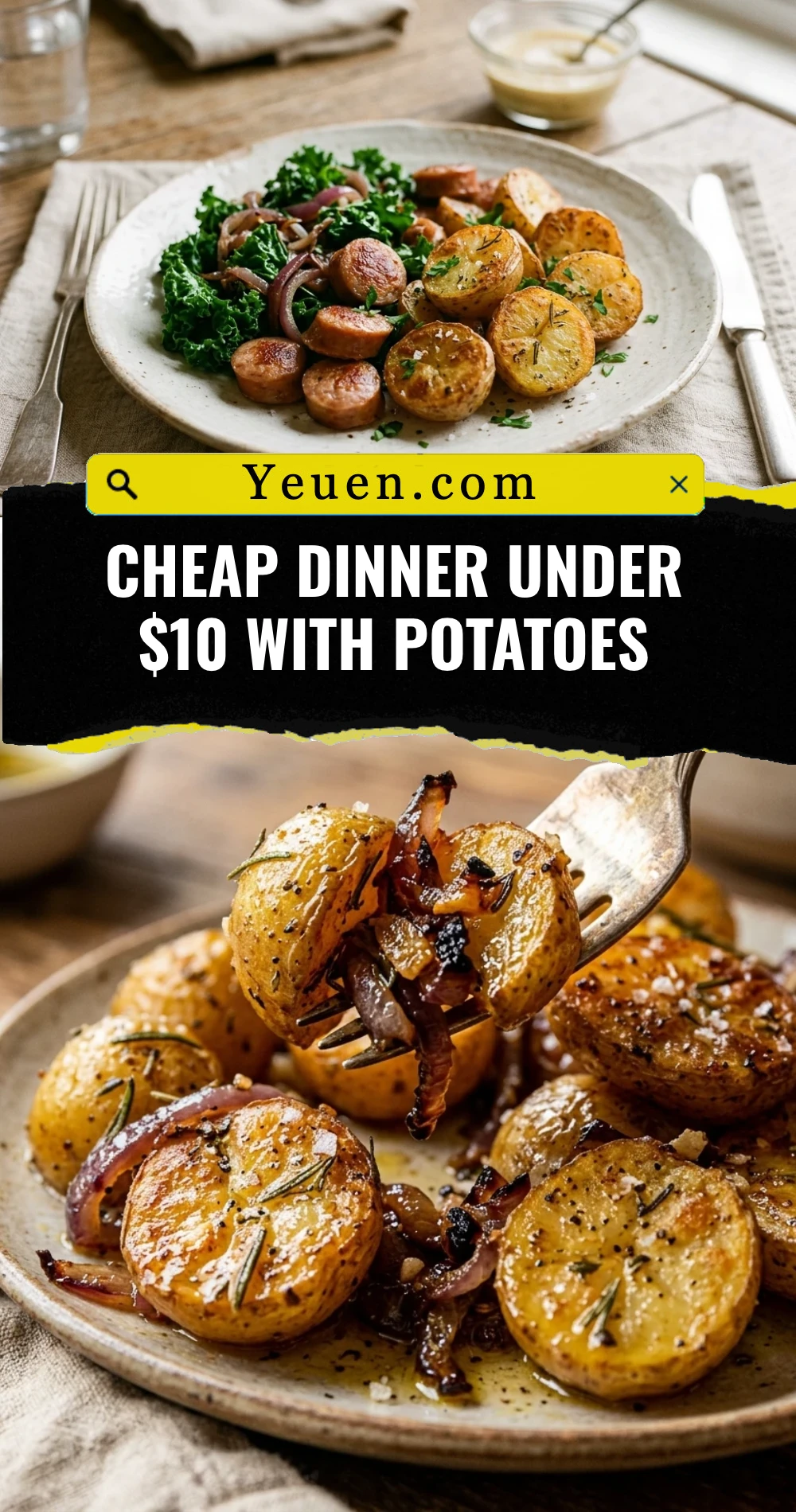 Cheap Dinner Under $10 With Potatoes