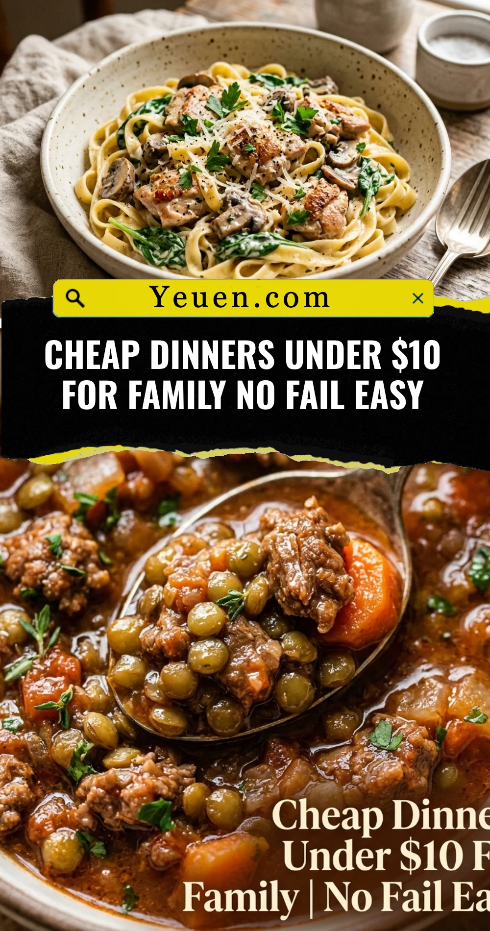 Cheap Dinners Under $10 For Family No Fail Easy