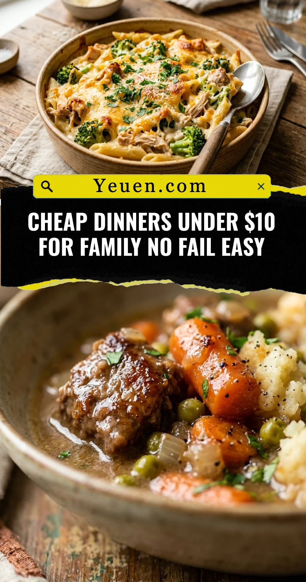 Cheap Dinners Under $10 For Family No Fail Easy