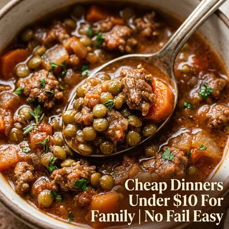 Cheap Dinners Under $10 For Family No Fail Easy