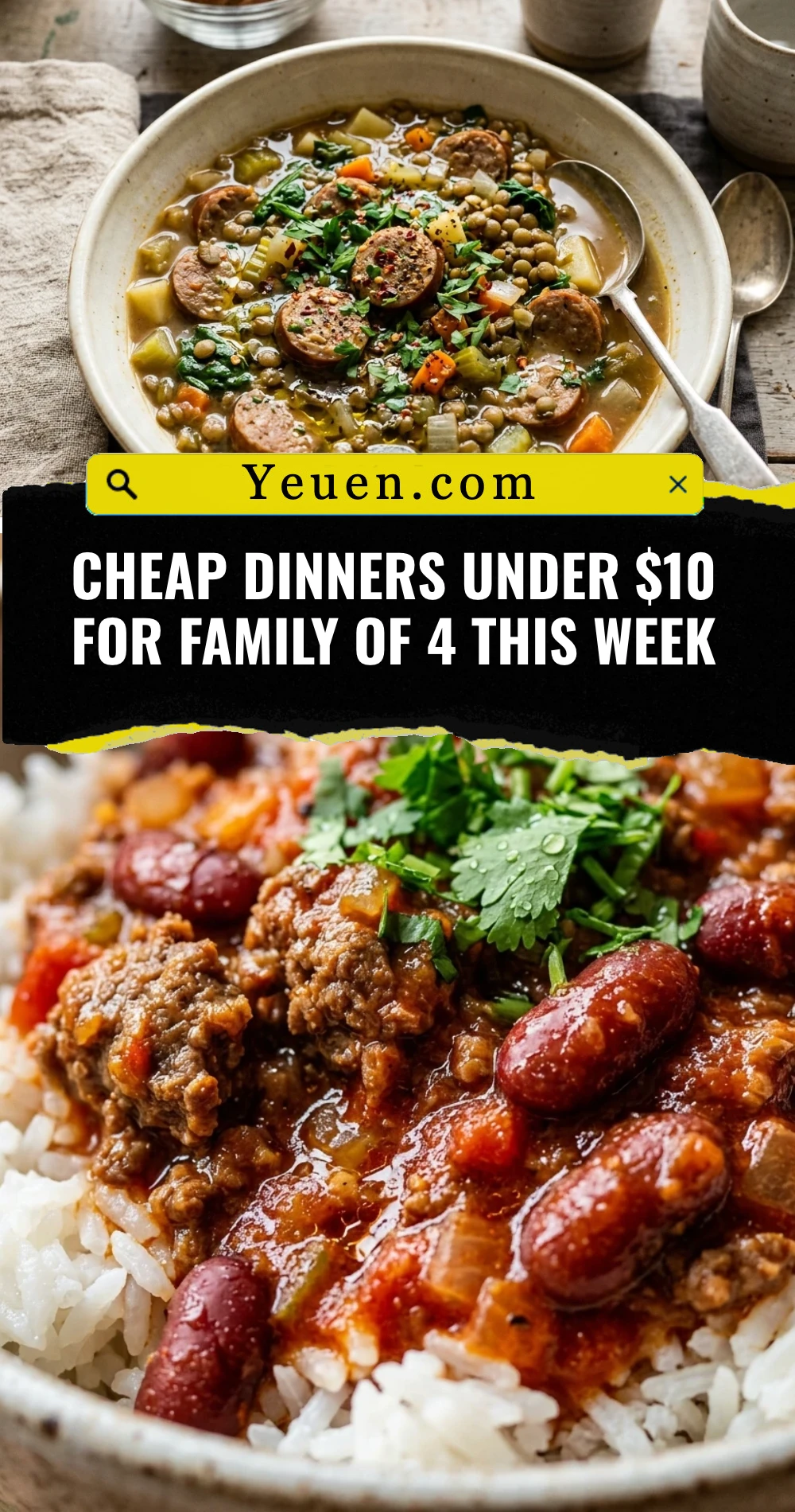 Cheap Dinners Under $10 For Family Of 4 This Week