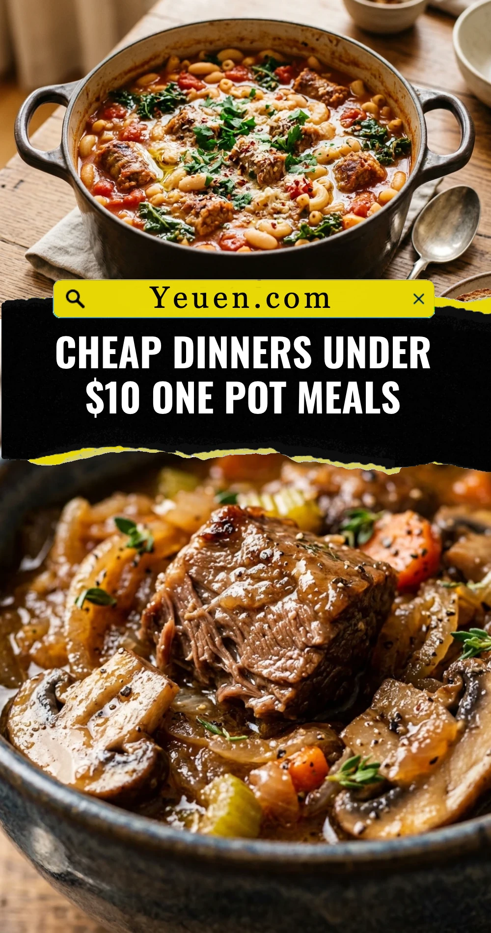 Cheap Dinners Under $10 One Pot Meals