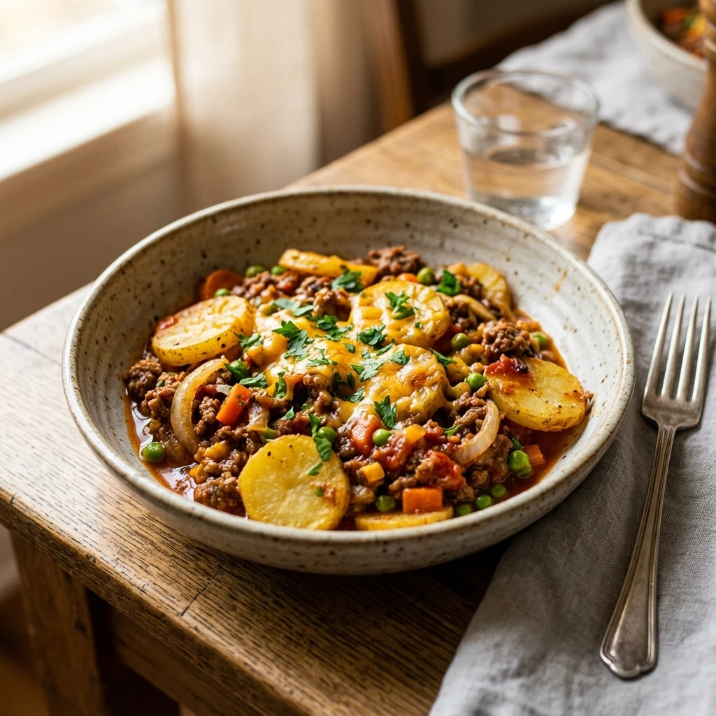 Cheap Family Dinners Under $10 With Ground Beef And Potatoes
