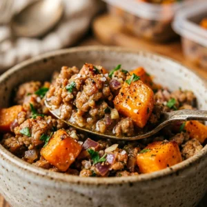 Cheap Ground Turkey Meal Prep With Sweet Potato Under $20