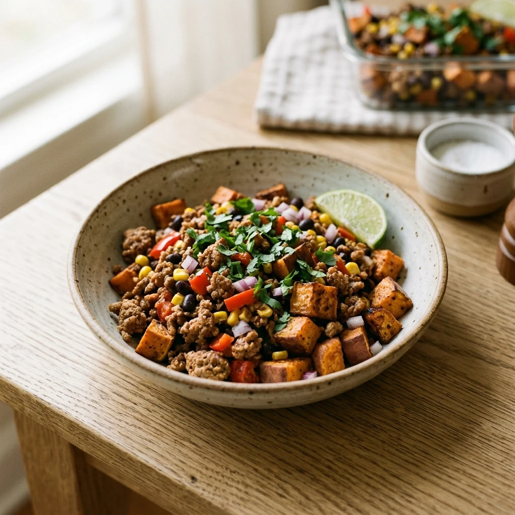 Cheap Ground Turkey Meal Prep With Sweet Potato Under $20