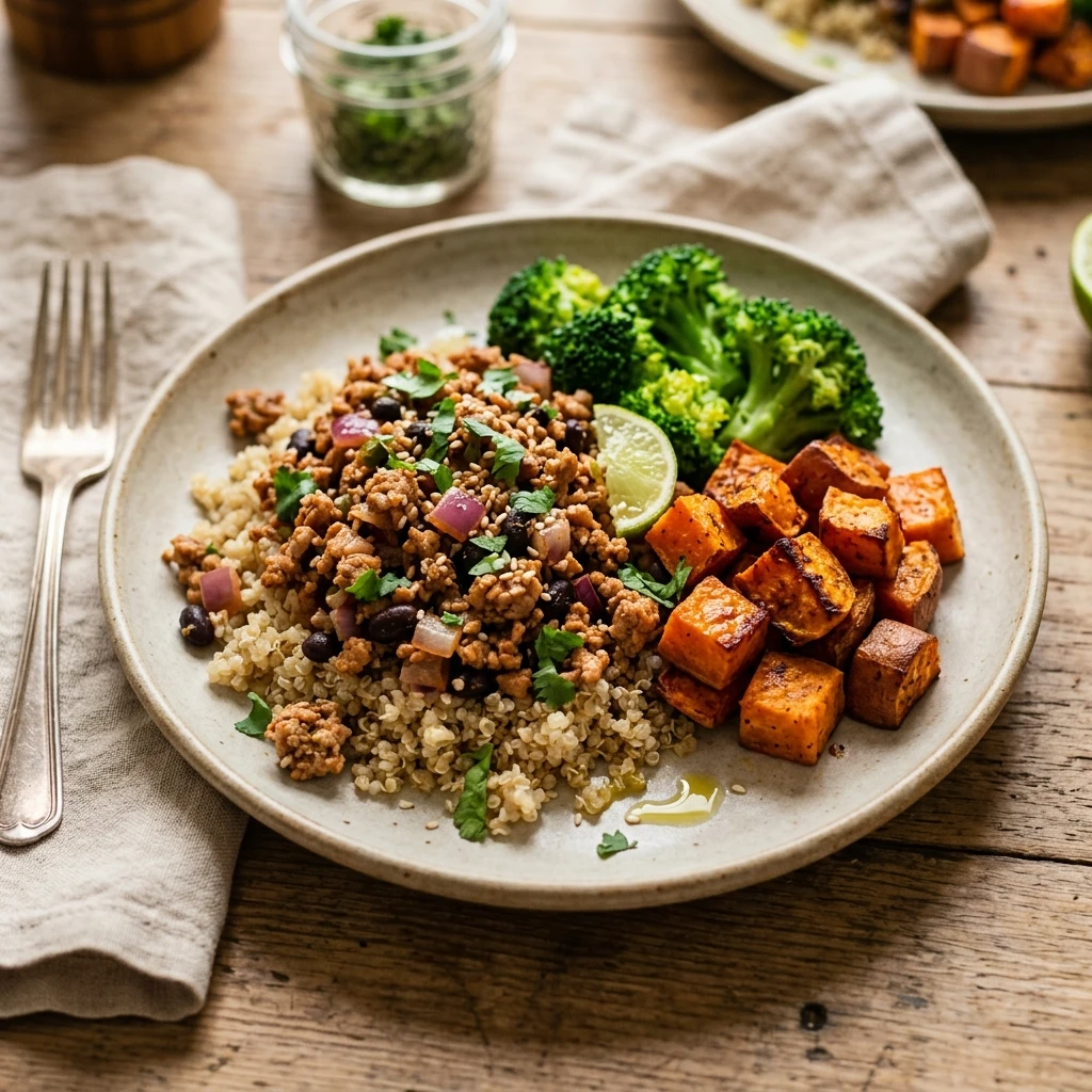 Cheap Ground Turkey Meal Prep With Sweet Potato Under $20