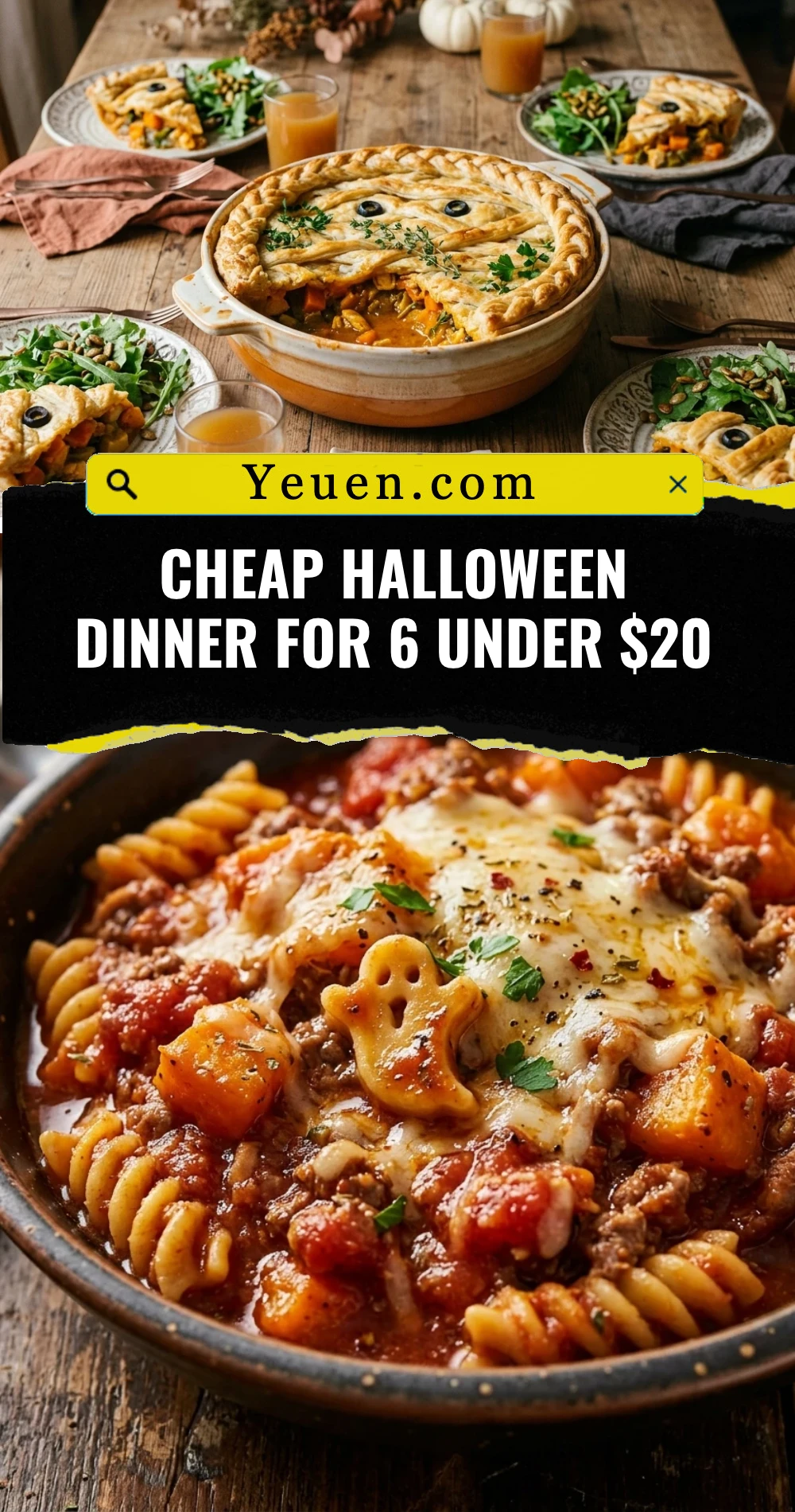 Cheap Halloween Dinner For 6 Under $20