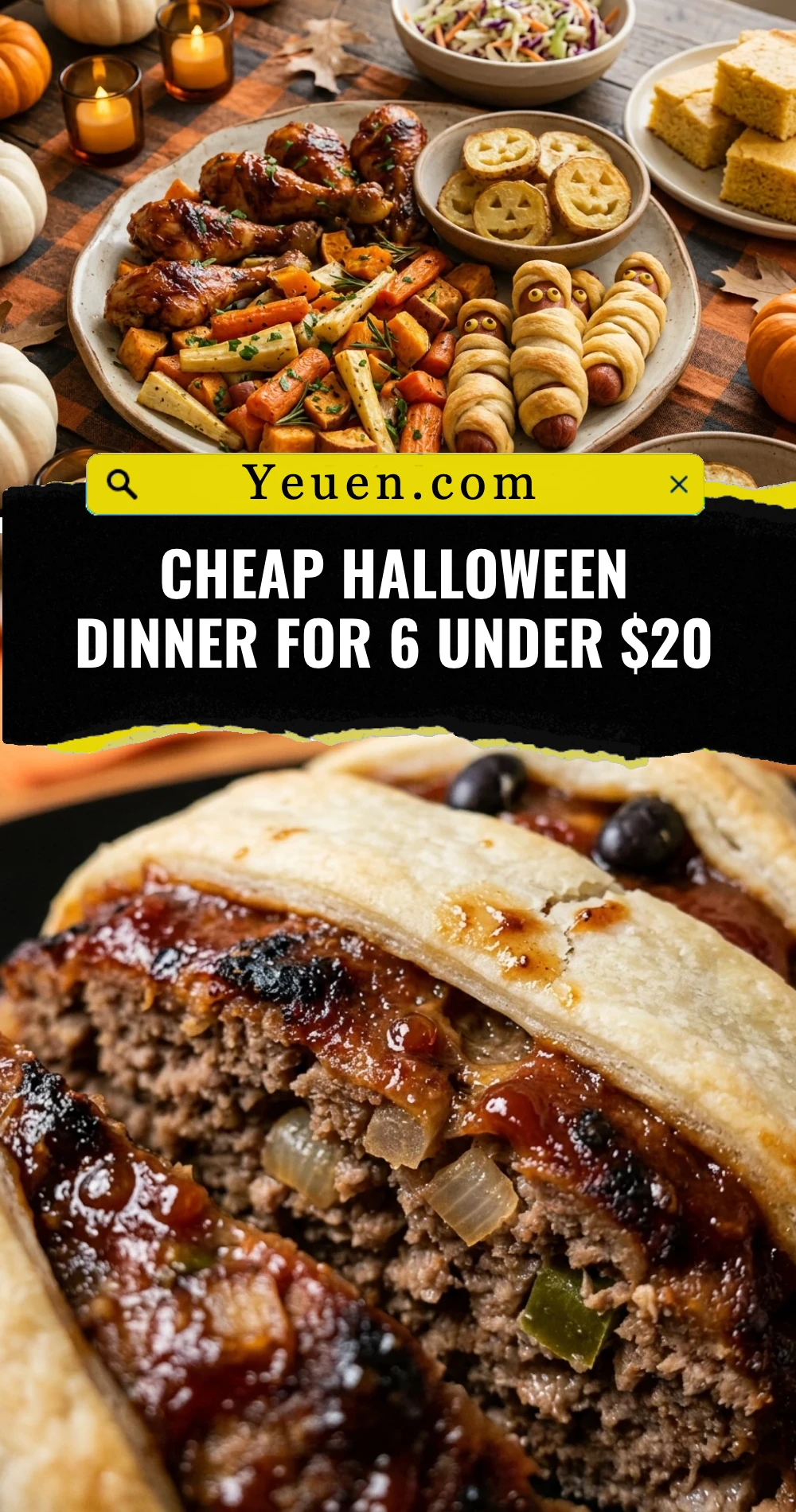 Cheap Halloween Dinner For 6 Under $20