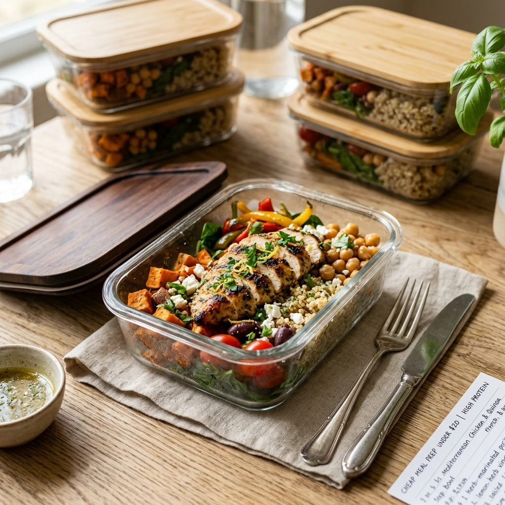 Cheap Meal Prep Under $20 For 5 Days High Protein