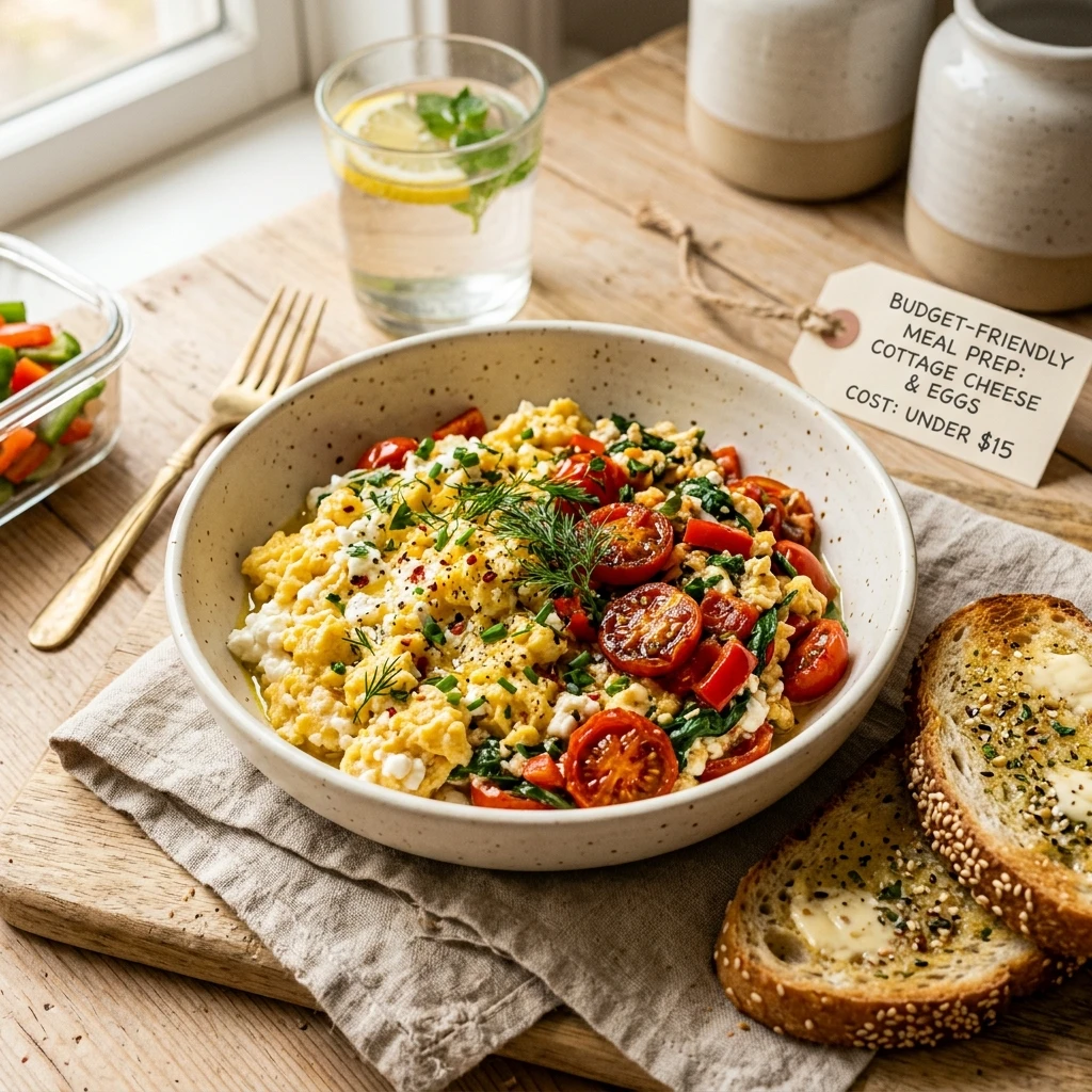 Cheap Meal Prep With Cottage Cheese And Eggs Under $15
