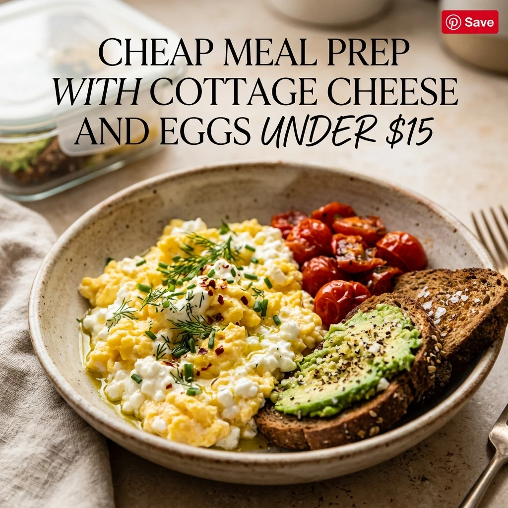Cheap Meal Prep With Cottage Cheese And Eggs Under $15