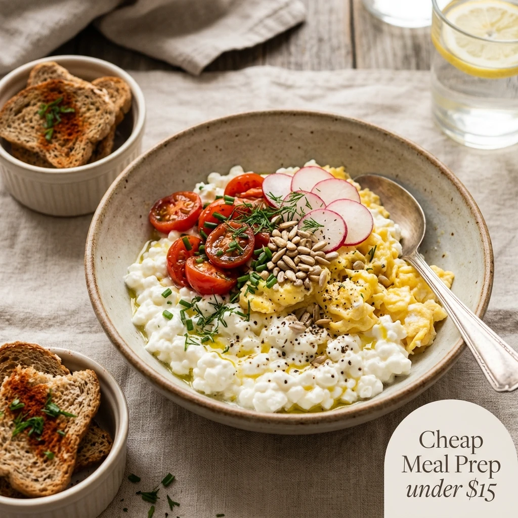 Cheap Meal Prep With Cottage Cheese And Eggs Under $15