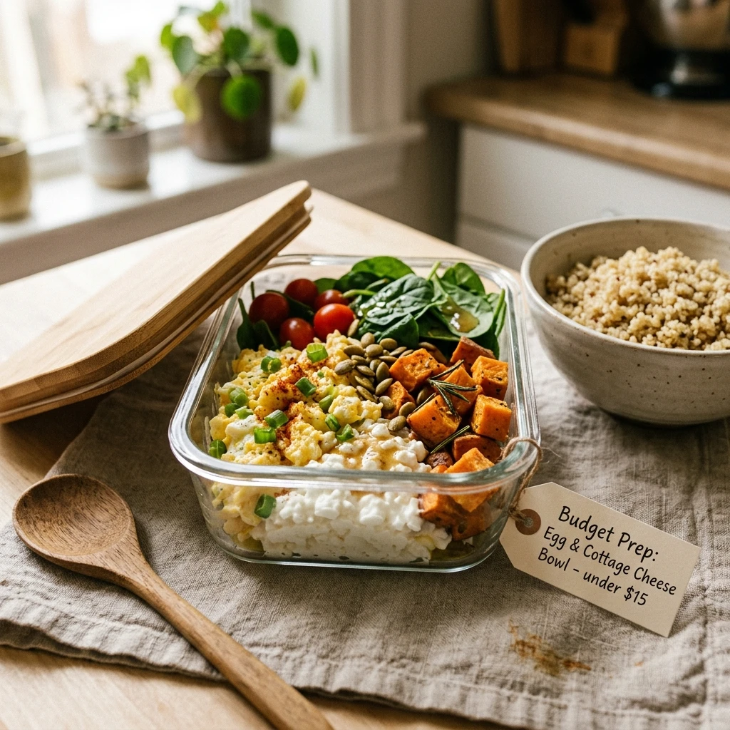 Cheap Meal Prep With Cottage Cheese And Eggs Under $15
