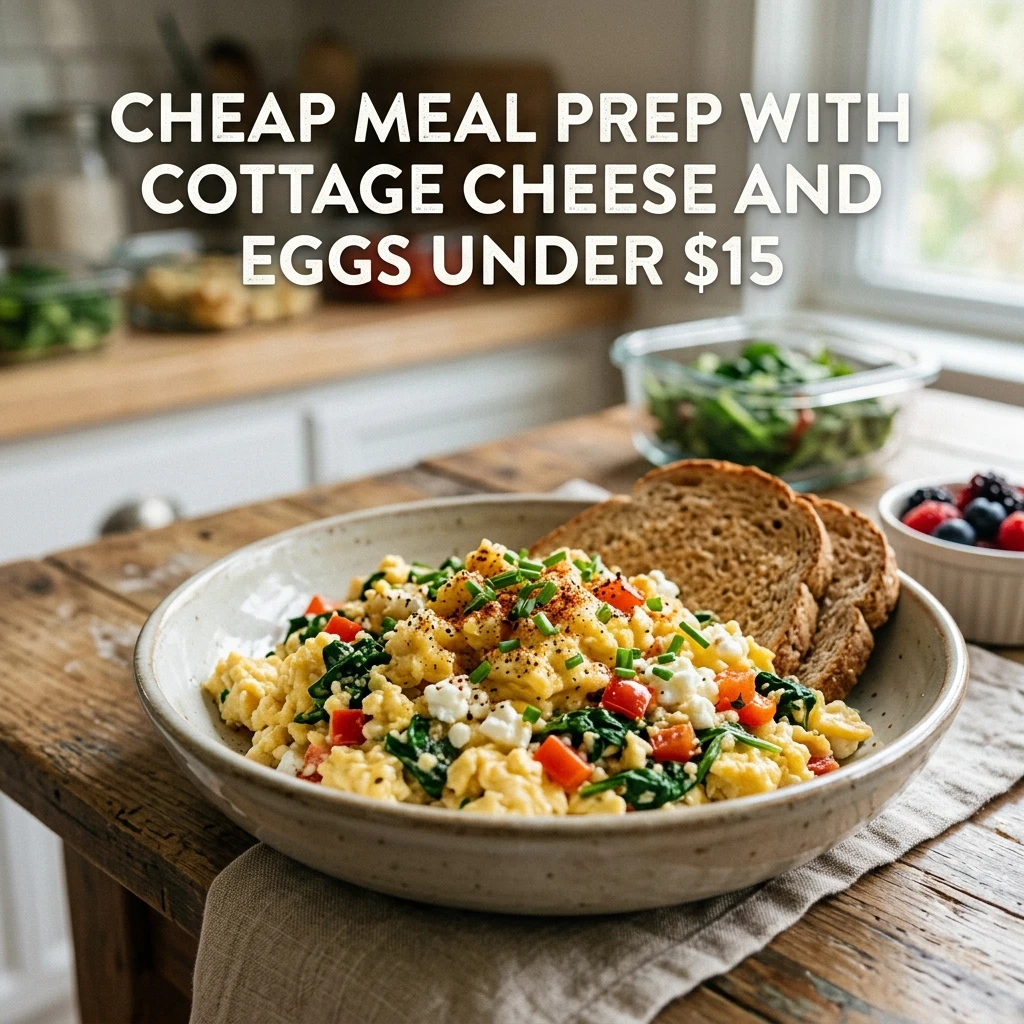 Cheap Meal Prep With Cottage Cheese And Eggs Under $15