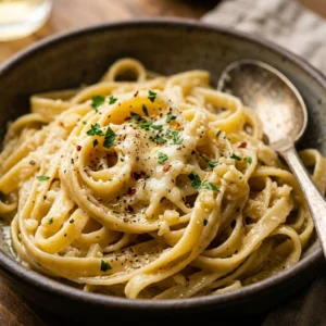 Cheap One Pot Garlic Parmesan Pasta Under $2 Per Serving