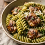 Cheap Pesto Pasta With Chicken Thighs Under $10
