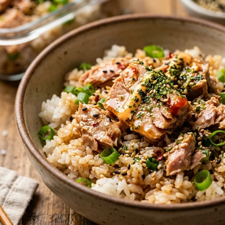 Cheap Tuna And Rice Bowls High Protein Meal Prep Under $10