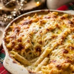 Cheesy Baked Alfredo Pasta Christmas Creamy Baked Classics