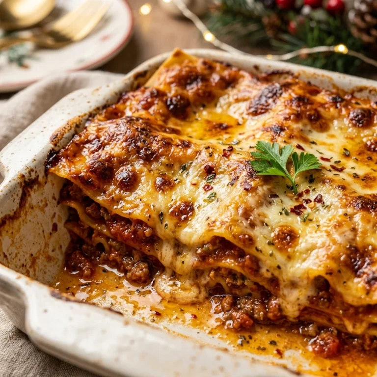 Cheesy Baked Lasagna Christmas Creamy Baked Pasta Classic