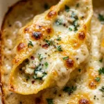 Cheesy Baked Stuffed Shells Christmas Creamy Baked Pasta Classic Holiday
