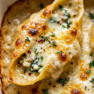 Cheesy Baked Stuffed Shells Christmas Creamy Baked Pasta Classic Holiday