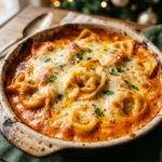 Cheesy Baked Tortellini Christmas Creamy Baked Pasta Classic Holiday