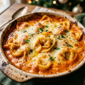 Cheesy Baked Tortellini Christmas Creamy Baked Pasta Classic Holiday