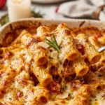 Cheesy Baked Ziti Christmas Creamy Baked Pasta Classic Holiday