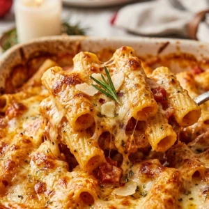 Cheesy Baked Ziti Christmas Creamy Baked Pasta Classic Holiday