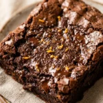 Chewy Brownies With Orange Easy Cakey Fudgy Chocolate