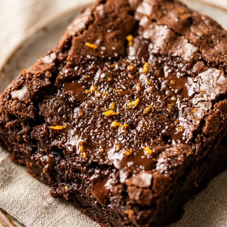 Chewy Brownies With Orange Easy Cakey Fudgy Chocolate