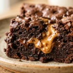 Chewy Brownies With Peanut Butter Easy Cakey Fudgy Chocolate