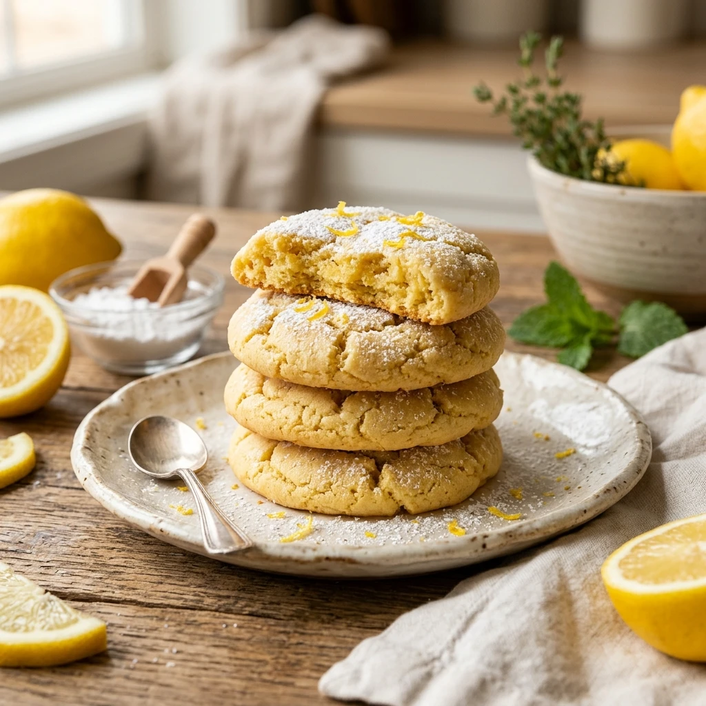 Chewy Lemon Cookies Easy Soft Classic