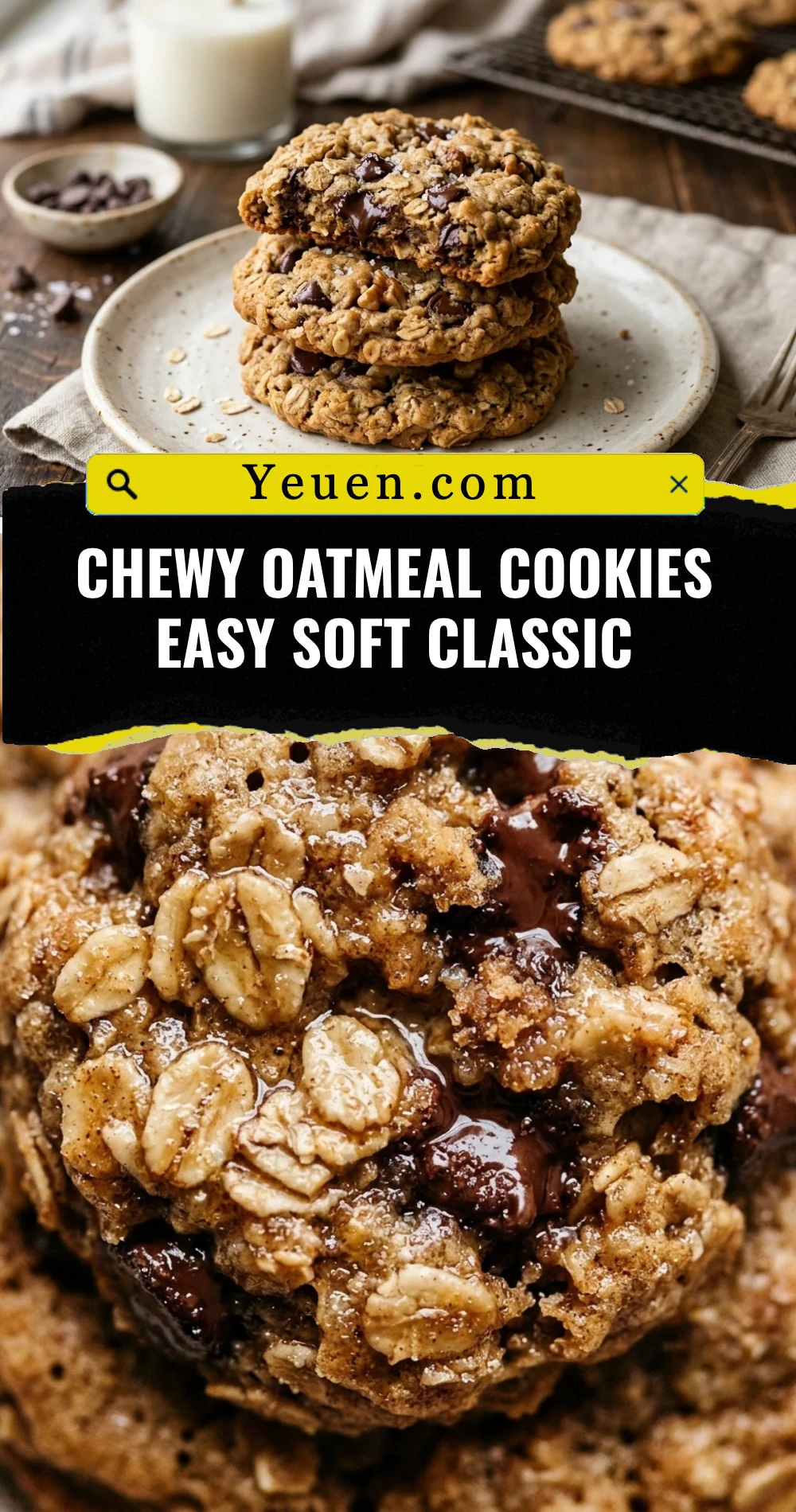 Chewy Oatmeal Cookies Easy Soft Classic