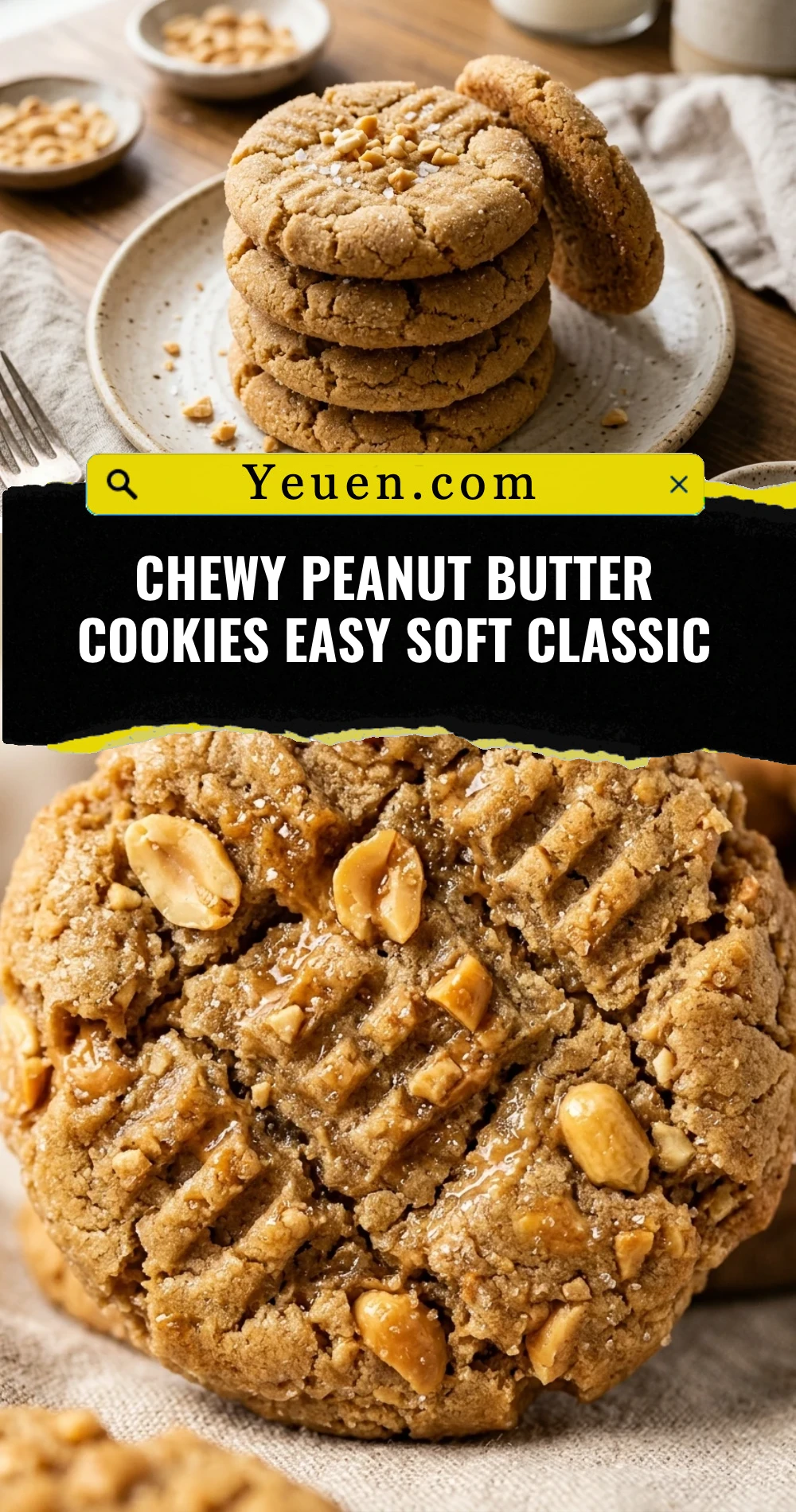Chewy Peanut Butter Cookies Easy Soft Classic