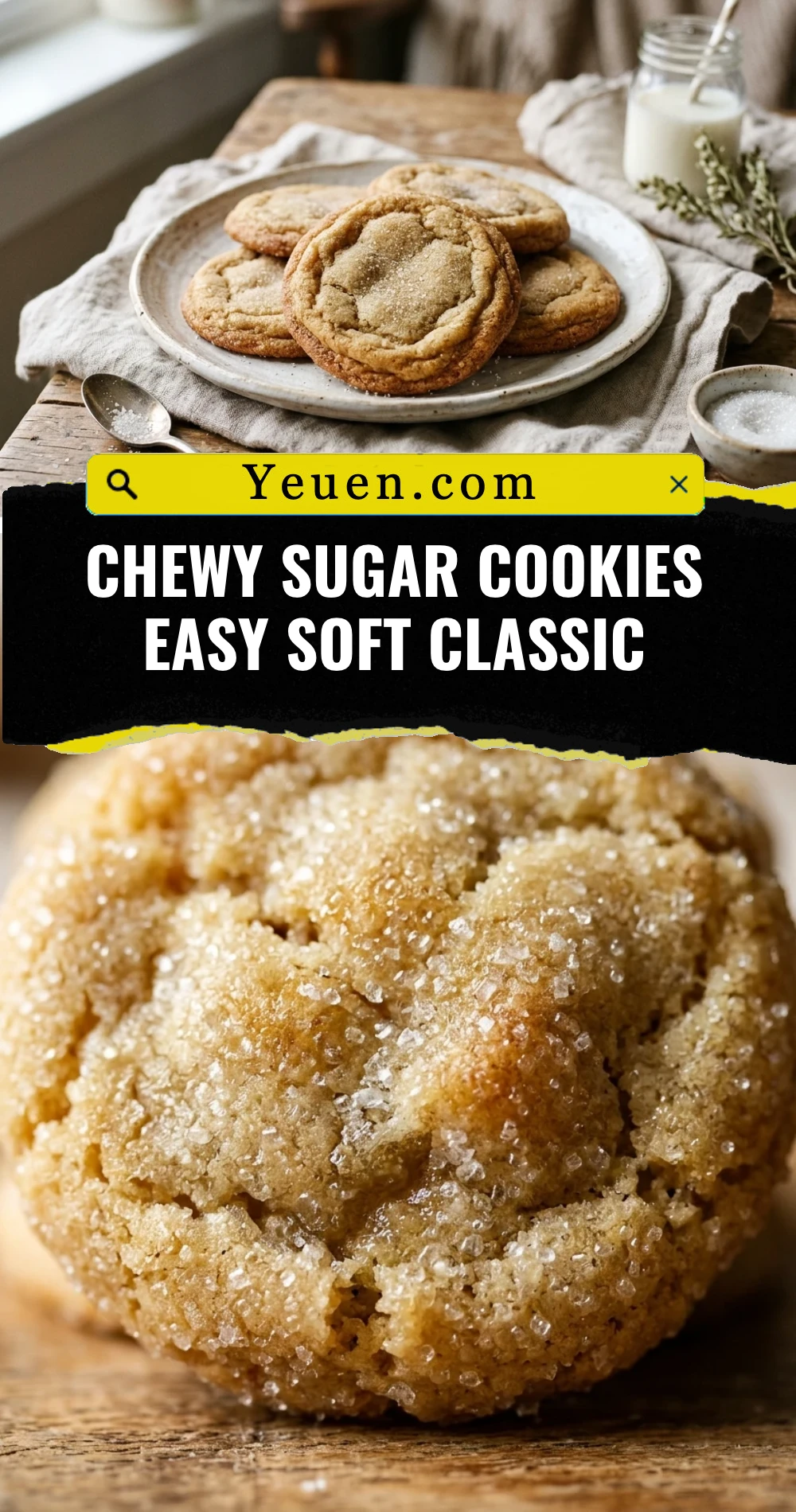 Chewy Sugar Cookies Easy Soft Classic