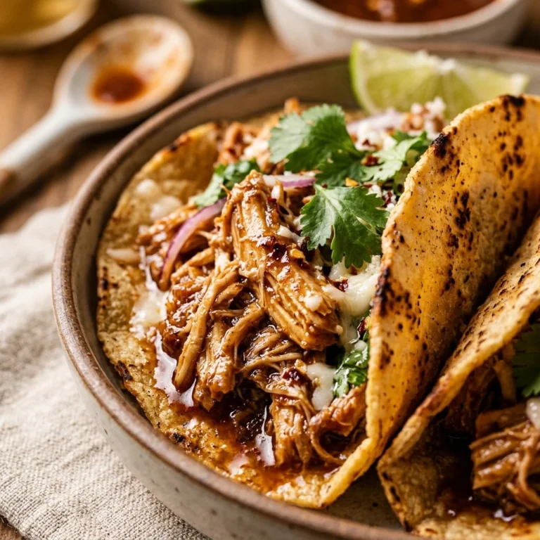 Chicken Shredded Tacos Easy Weeknight Viral 20 Minute Crispy