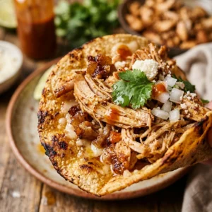 Chicken Smash Tacos Easy Weeknight Viral 20 Minute Shredded Crispy