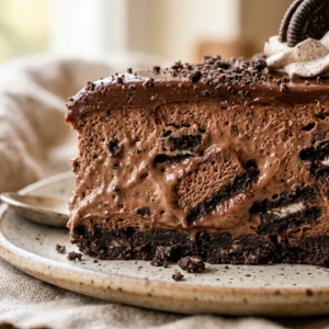 Chocolate 【entity-Oreo¦canonical_name=Oreo】 Cheesecake Creamy Baked Easy Flavored Viral Recipe