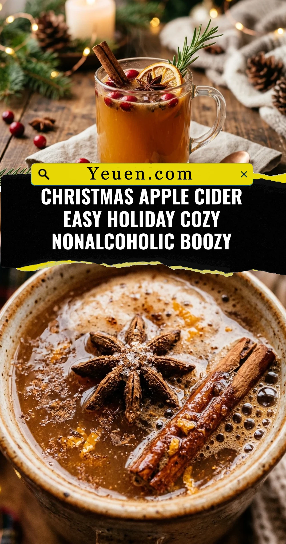 Christmas Apple Cider Easy Holiday Cozy Nonalcoholic Boozy
