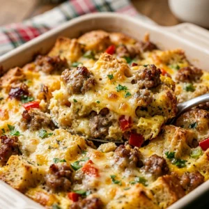 Christmas Breakfast Casserole Make Ahead Easy Feed A Crowd