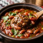 Christmas Chili Slow Cooker High Protein Under $20 Cozy Winter No Prep