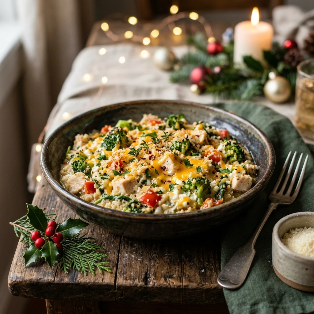 Christmas Cottage Cheese Slow Cooker High Protein Under $20 Cozy Winter No Prep