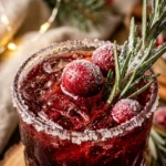 Christmas Cranberry Drink Easy Holiday Cozy Nonalcoholic Boozy