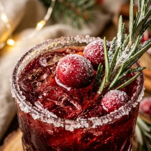 Christmas Cranberry Drink Easy Holiday Cozy Nonalcoholic Boozy