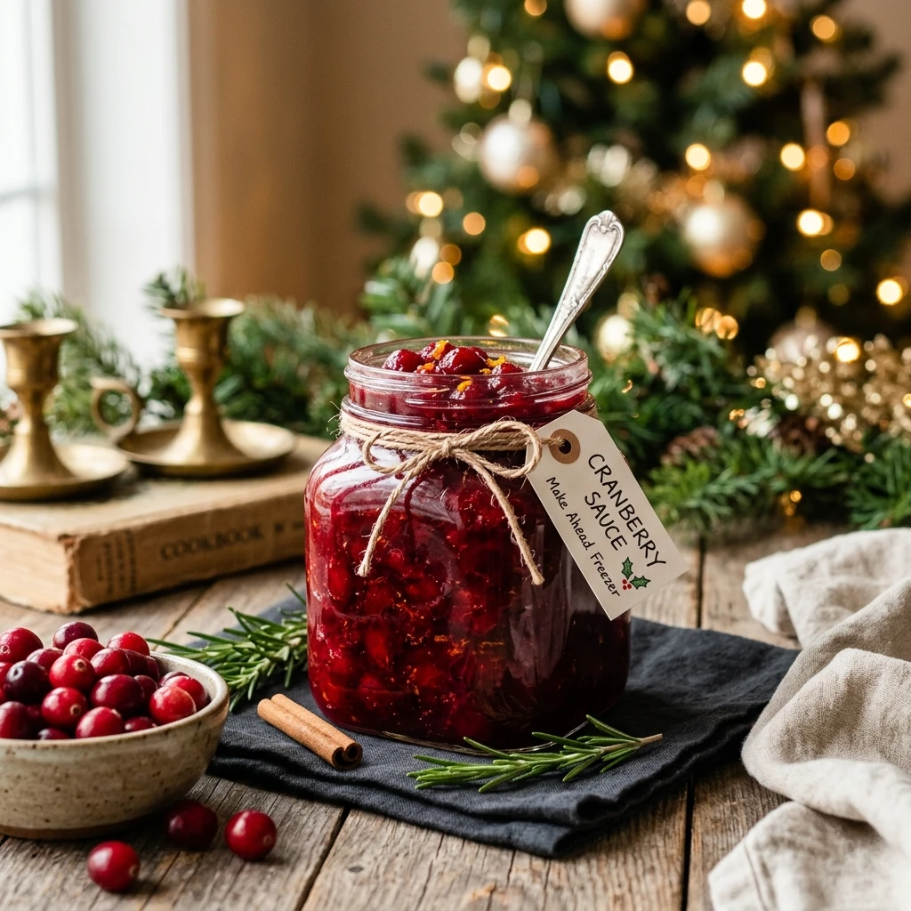 Christmas Cranberry Sauce Make Ahead Freezer