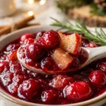 Christmas Cranberry Sauce With Cranberry And Apple
