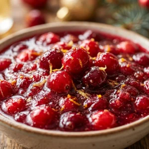 Christmas Cranberry Sauce With Ginger Easy